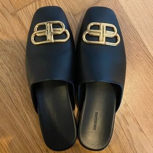 Balenciaga Mules black/gold 2020 spring